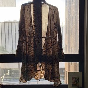 Cheetah Print Blouse